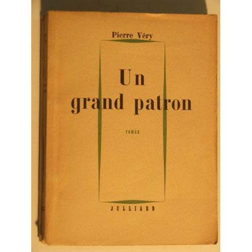 Un Grand Patron   de vry pierre