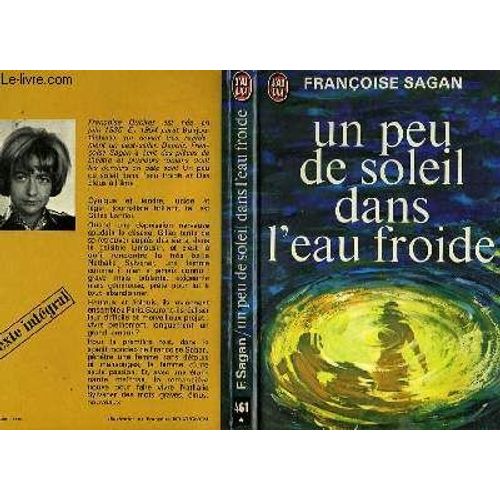 Un Peu De Soleil Dans L'eau Froide   de franoise sagan 