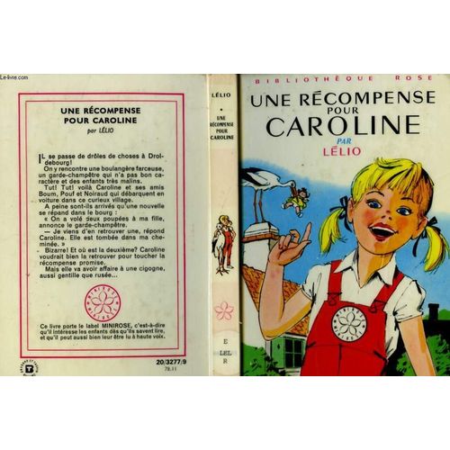 Une Recompense Pour Caroline   de Lelio  Format Reli 