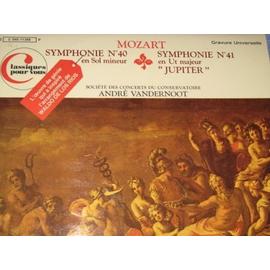 Disque Vinyle W.A Mozart 33 tours Symphonie N°40 en Sol Mineur