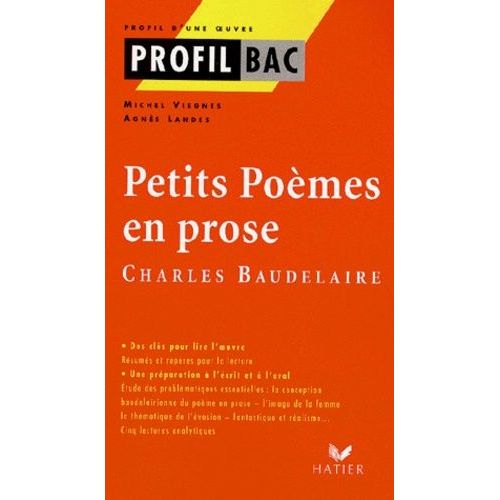Petits Pomes En Prose, Charles Baudelaire   de Landes Agns  Format Poche 