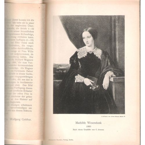 Richard Wagner An Mathilde Wesendonk.   de richard wagner  Format Reli 