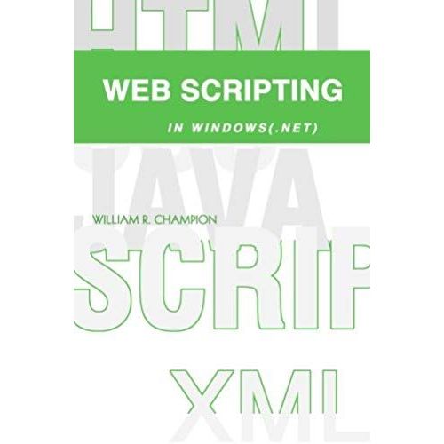 Web Scripting In Windows(.Net)    Format Broch 