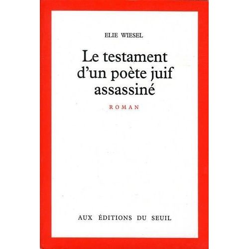 Le Testament D'un Pote Juif Assassin    Format Grand Format 