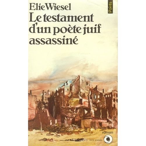 Le Testament D'un Pote Juif Assassin   de elie wiesel  Format Beau livre 