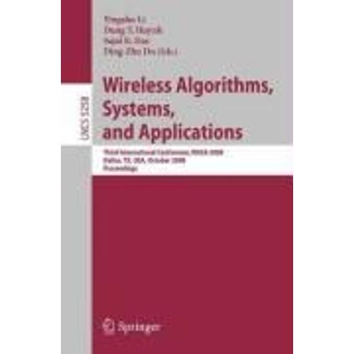 Wireless Algorithms, Systems, And Applications    Format Broch 