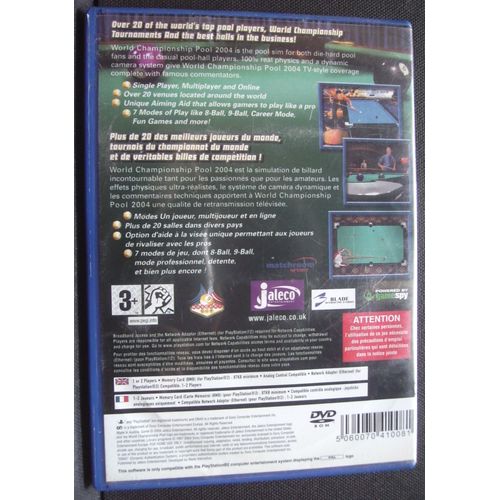 World Championship Pool 2004 (With Net Play) Ps2