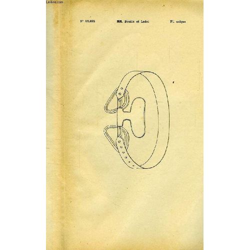 Xix, Chirurgie, Medecine, Hygiene, Salubrite, Securite, 2, Bandage Herniaire, 1re Addition Au Brevet D'invention N 403.091, Office National De La Propriete Industrielle   de Bouille Jules