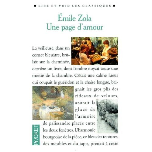 Les Rougon-Macquart - Une Page D'amour    Format Poche 