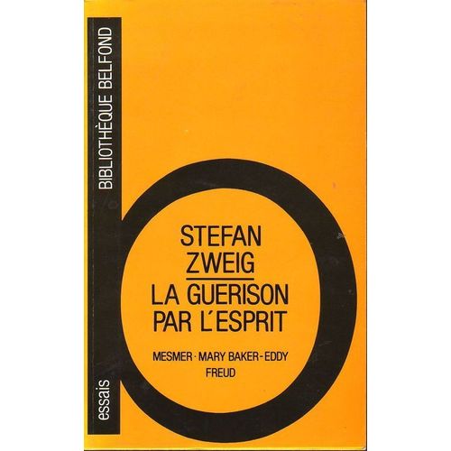 La Gurison Par L'esprit   de Zweig Stefan  Format Poche 