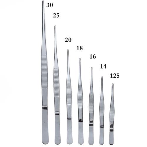 A 25cm Pincettes Mdicales 430 Anti-Iode En Acier Inoxydable, Longues Et Droites, Coudes  Tte Droite De 12.5  30cm, Outil Industriel pais 