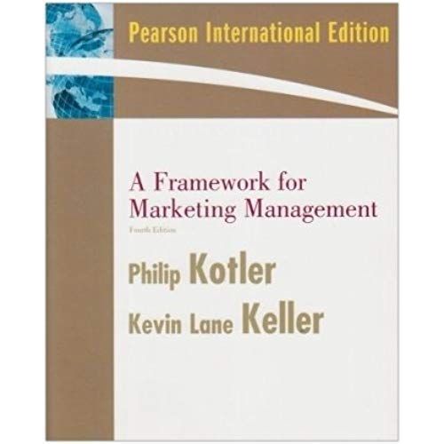 A Framework For Marketing Management   de Philip Kotler  Format Broch 