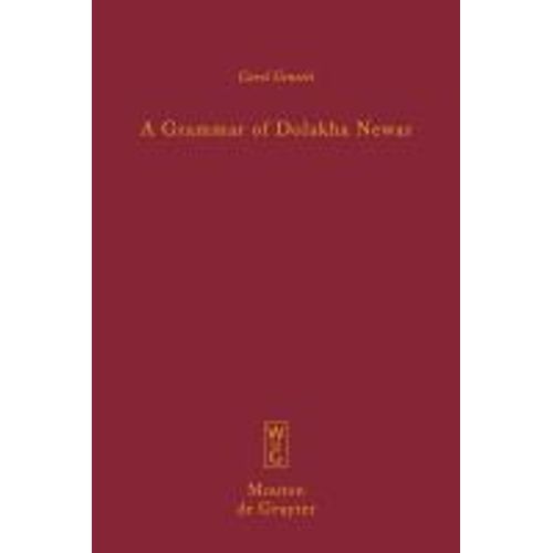 A Grammar Of Dolakha Newar    Format Broch 