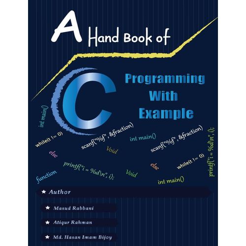 A Handbook Of C Programming With Example    Format Broch 
