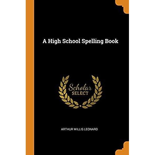 A High School Spelling Book | Rakuten