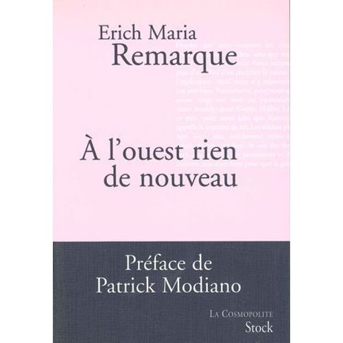 A L'ouest Rien De Nouveau  