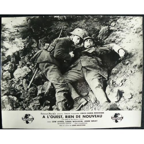 A L'ouest, Rien De Nouveau - All Quiet On The Western Front * Film 1930 Lewis Milestone - 1 Photo D'exploitation De Cinma * Petite Affiche 24x30 Cm * Lew Ayres ; Louis Wolheim * Guerre Mondiale 1418