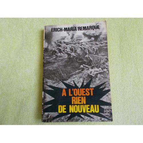  L'ouest Rien De Nouveau.   de erich-maria remarque
