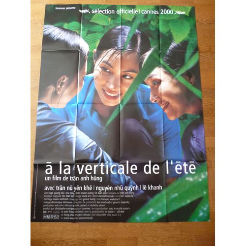 A La Verticale De L't De Tran Anh Hung Avec Nguyen Nhu Quynh, Le Khanh - Affiche Originale De Film Format 120 X 160 Cm