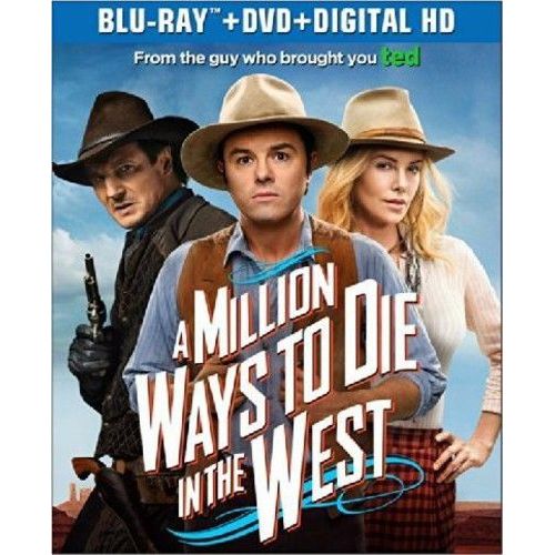 A Million Ways To Die In The West [Blu-Ray] With Dvd, Uv/Hd Digital Copy, 2 Pack, Digital Copy, Slipsleeve Packaging, Snap Case, Unrated de Seth Macfarlane