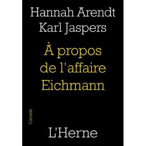  Propos De L'affaire Eichmann  