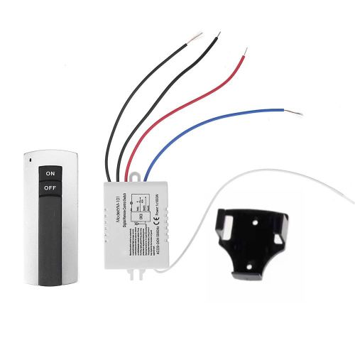 sens unique avec crmaillre - Interrupteur  tlcommande sans fil, 1/2/3 voies marche/arrt, 220V, Pour lampe, 1/2/3 canaux, Tlcommande, Rcepteur, metteur