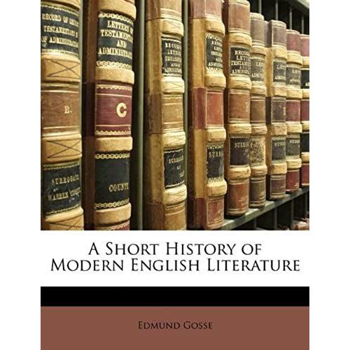 History Of Modern English Literature