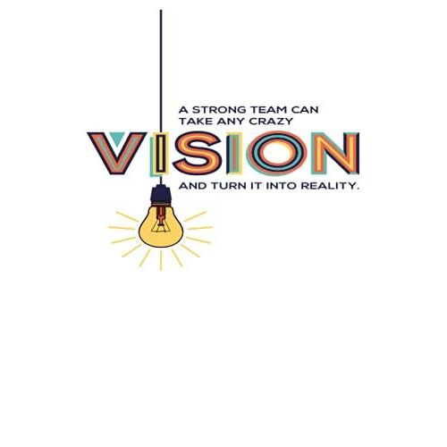 A Strong Team Can Take Any Crazy Vision And Turn It Into Reality: 6x9 College Ruled Line Paper 150 Pages   de john smith  Format Broch 