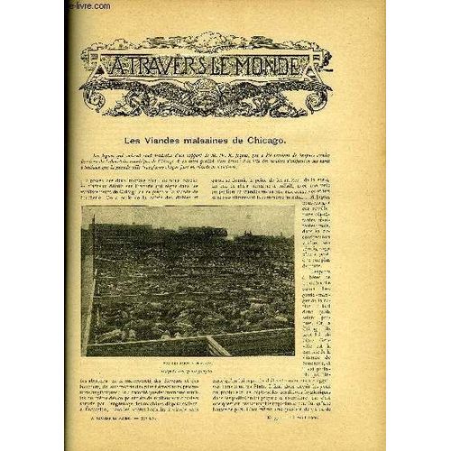A Travers Le Monde N 33 - Les Viandes Malsaines De Chicago, Voyages Et Explorations Du Dr. J. Jacot-Guillarmod Dans L Himalaya, Le Sikkim Et Le Npal, Le Mouvement D migration D Europe En Amrique   de COLLECTIF 
