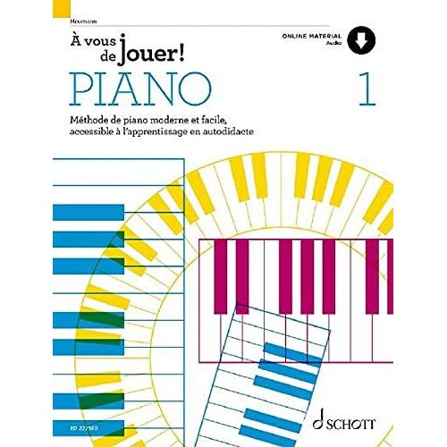  Vous De Jouer! Piano: Mthode De Piano Moderne Et Facile, Accessible  L'apprentissage En Autodidacte. Band 1. Klavier. Lehrbuch. ( Vous De Jouer! Piano, Band 1)   de hans-gnter heumann  Format Broch 