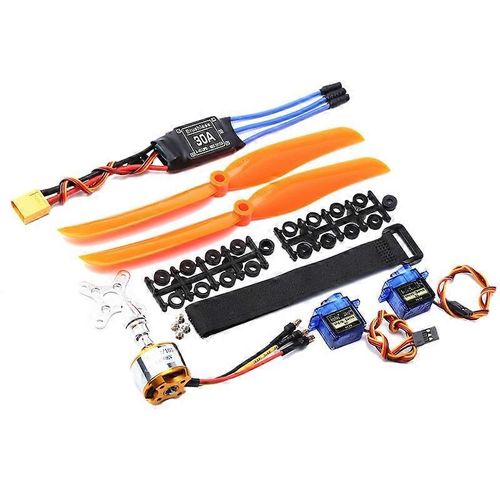 A2212 1400KV Moteur sans balais 30A ESC XT60 Plug SG90 9G Mini 8060 Hlice pour avion  voilure fixe RC
