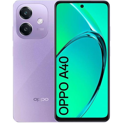 A40 4+128Go, Smartphone Android Dbloqu, Tlphone Mobile, cran 90Hz 6,67Lcd, Batterie 5100Mah, Supervooc 45W, Ai Principal 50Mp, Snapdragon 6S 4G Gen1, Splash Touch, Nfc, Double Sim, Violet