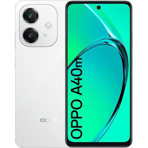 A40M 8+256Go, Smartphone Android Dbloqu, Tlphone Mobile, cran 90Hz 6,67Lcd, Batterie 5100Mah, Supervooc 45W, Ai Principal 50Mp, Snapdragon 6S 4G Gen1, Splash Touch, Nfc, Double Sim, Blanc