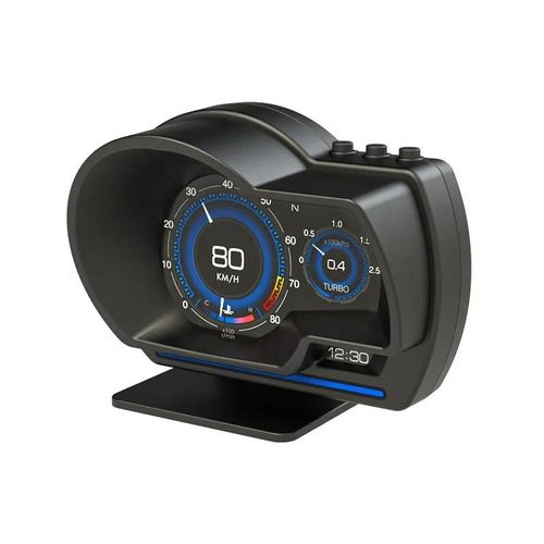 A500-Anglais - Voltmtre Numrique Pour Voitures, Tachymtre De Voiture, Jauge De Pression Turbo, Compteur De Vitesse Gps, Compteurs De Tr/Min, Hud Obd Dash, Jauges De Suralimentation Lcd, 12v