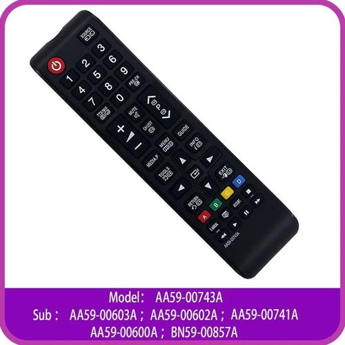 AA59-00743A pad AA59-00600A BN59-00857A Tlcommande Compatible avec Samsung TV TM1240 AA59-00603A AA59-00602A AA59-00741A 1pcs