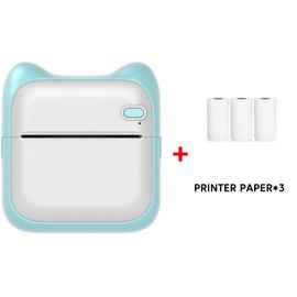 Mini Imprimante Thermique, Imprimante Sans Fil Portable Sans Encre