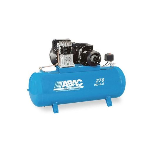 Abac - Compresseur ? Pistons Bi-?Tag?S 400 V Tri 270 L 41 M3/H 5.5 Cv Sans Roues - B5900b/270 Ft 5.5 Abac