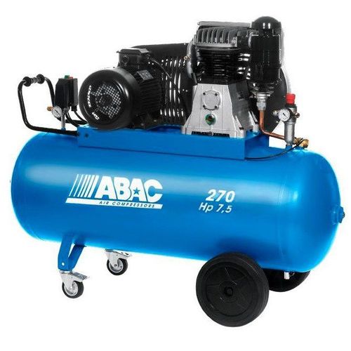 Abac - Compresseur ? Pistons Bi-?Tag?S 400 V Tri 270 L 54 M3/H 7.5 Cv Avec Roues - B6000/270 Ct 7.5 Abac