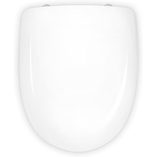Abattant Wc Compatible Odon Jacob Delafon|Installation Et Nettoyage Facile|Charnire Acier Inox|Matriaux De Qualit|Sige Wc Trs Rsistant|Blanc|43x36x4,5 Cm