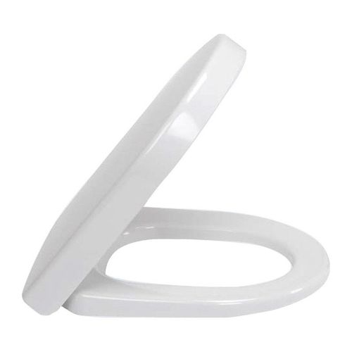 Abattants De Toilette Compact,  Charnires Quickrelease Et Softclosing, Charnires En Acier Inoxydable, En Duroplast Blanc