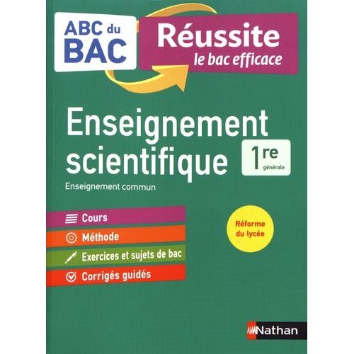 Enseignement Scientifique 1re   de Camara Christian  Format Poche 
