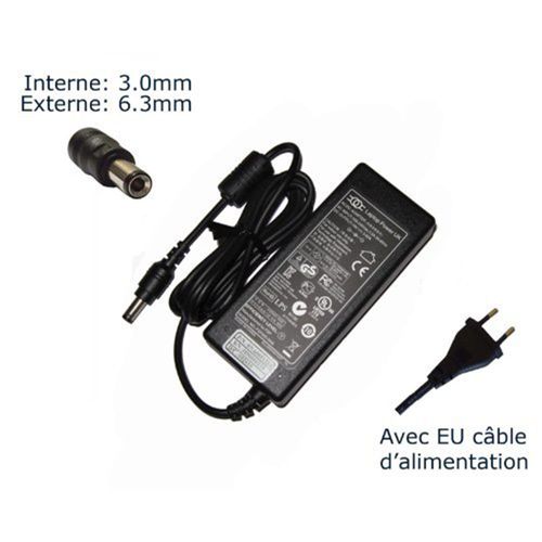 AC Adaptateur secteur pour Toshiba Satellite 2755XDVD 2770 2770XDVD 2775XDVD 2800 chargeur ordinateur portable, adaptateur