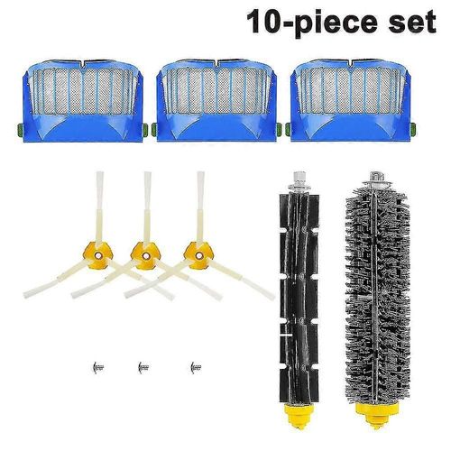 Accessoire de balayeuse compatible avec le robot 600 / 610 / 620 / 630 / 645 / 650 / 655 / 660 / 680 Series Kit de remplacement de modle Rapprovisionnement Pices Set Filtre Ct