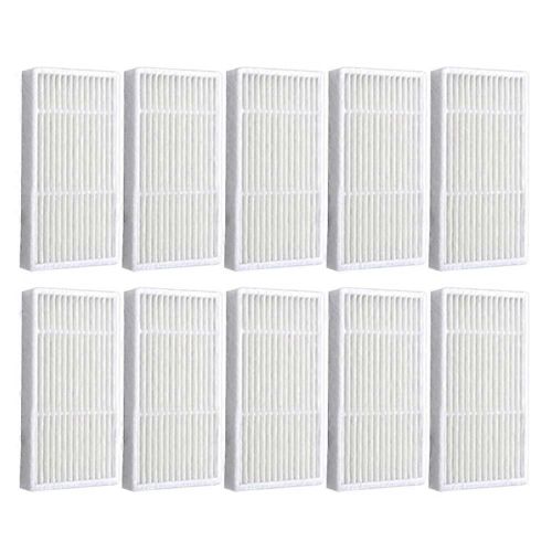 Accessoire de filtre HEPA robot 10PCS pour E-R300G / 310A / E-551P / 550G / W Pices dlments filtrants daspirateur robot
