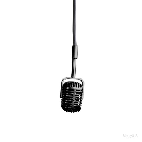 Accessoire De Microphone Suspendu Rtro, Jouet De Simulation, Accessoire De Costume, Accessoire De Photographie Vintage, Micro Suspendu Pour Filmer