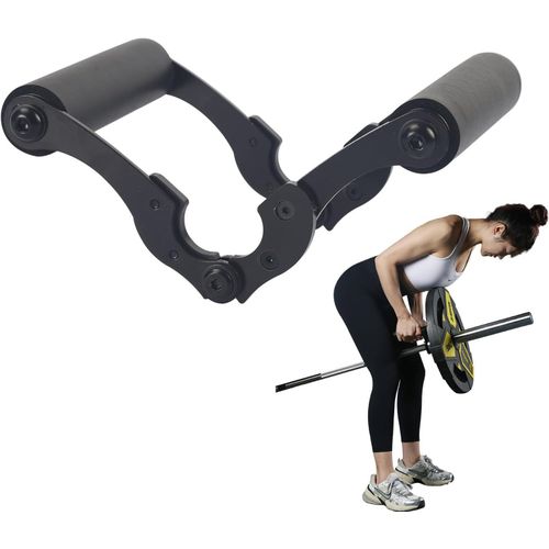 Accessoire De Poigne De Mine De Range De V - Bar Pour Barre D'haltre, Double Poigne De Range D Pour La Mine Solide Avec Poigne En Caoutchouc Antidrapante