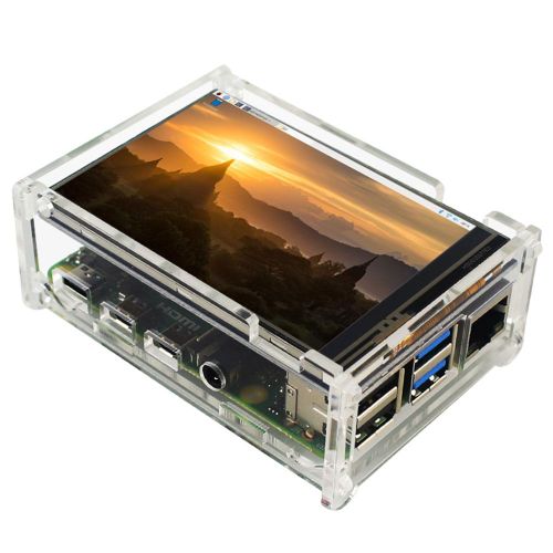 Accessoires de panneau d'cran tactile LCD de remplacement 4B, 3.5 pouces, lger et Portable, avec Module de coque