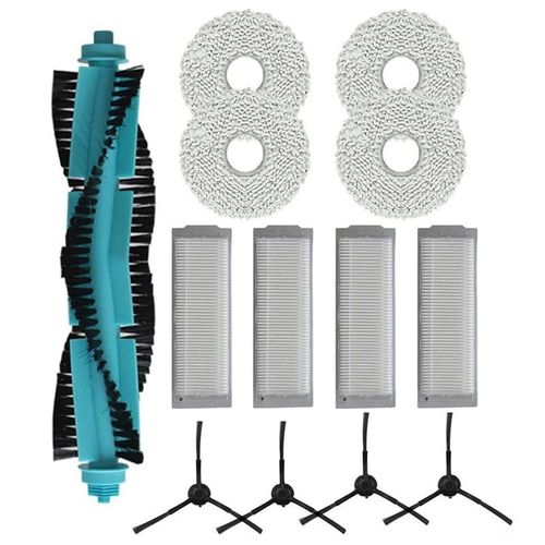 Accessoires de pices de rechange pour Cecotec pour Conga 11090-Spin - 1 brosse rouleau + 4 chiffon + 4 filtre + 4 brosses latrales