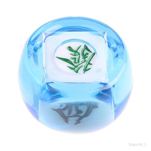 Accessoires De Salle De Cartes De Ds De Mahjong Chinois, Ds De Jeu Bleu Clair