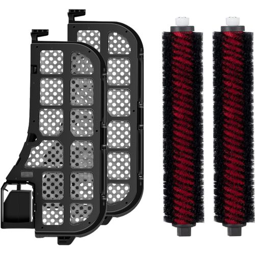 Accessoires Pour Roborock S8 Pro Ultra, 2 Filtre De Station D'Aspiration Et 2 Brosse  Rouleau De Nettoyage Pour Aspirateurs, Ensembles De Rechange Filtre  Eau De Rservoir (4 Pi[SSE7110574]